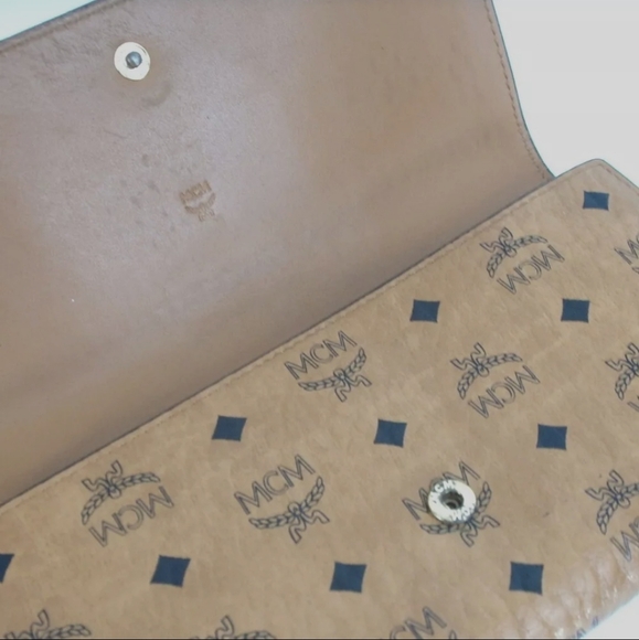 MCM PVC/Leather Visetos Long Wallet - Picture 6 of 13
